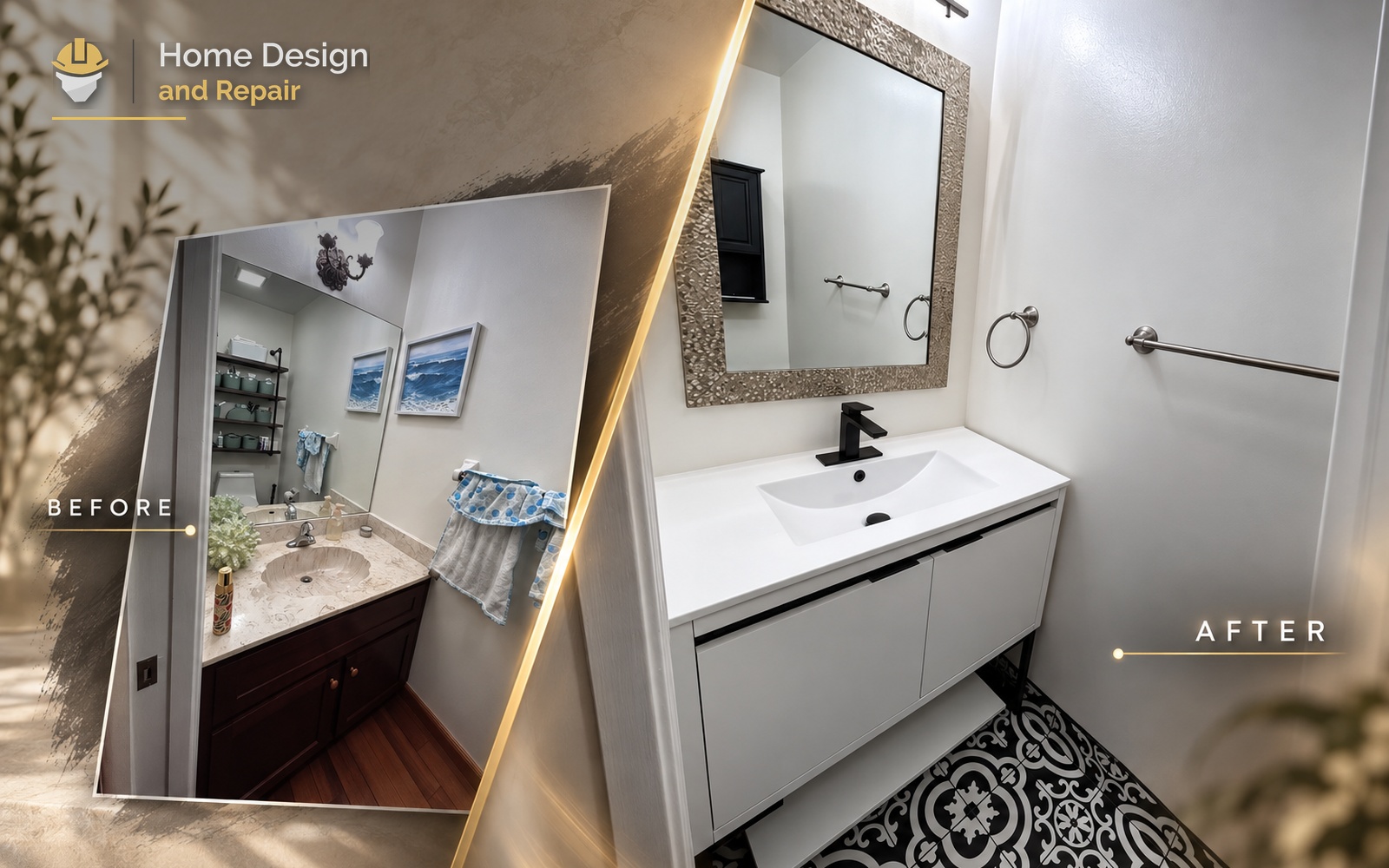 Modern Half Bathroom Refresh