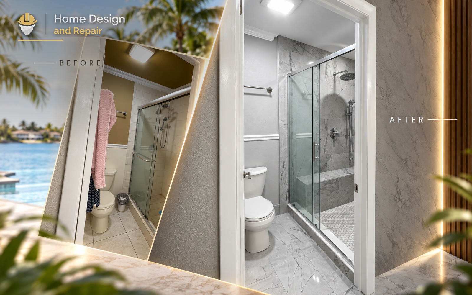 Walk-In Shower Bathroom Remodel