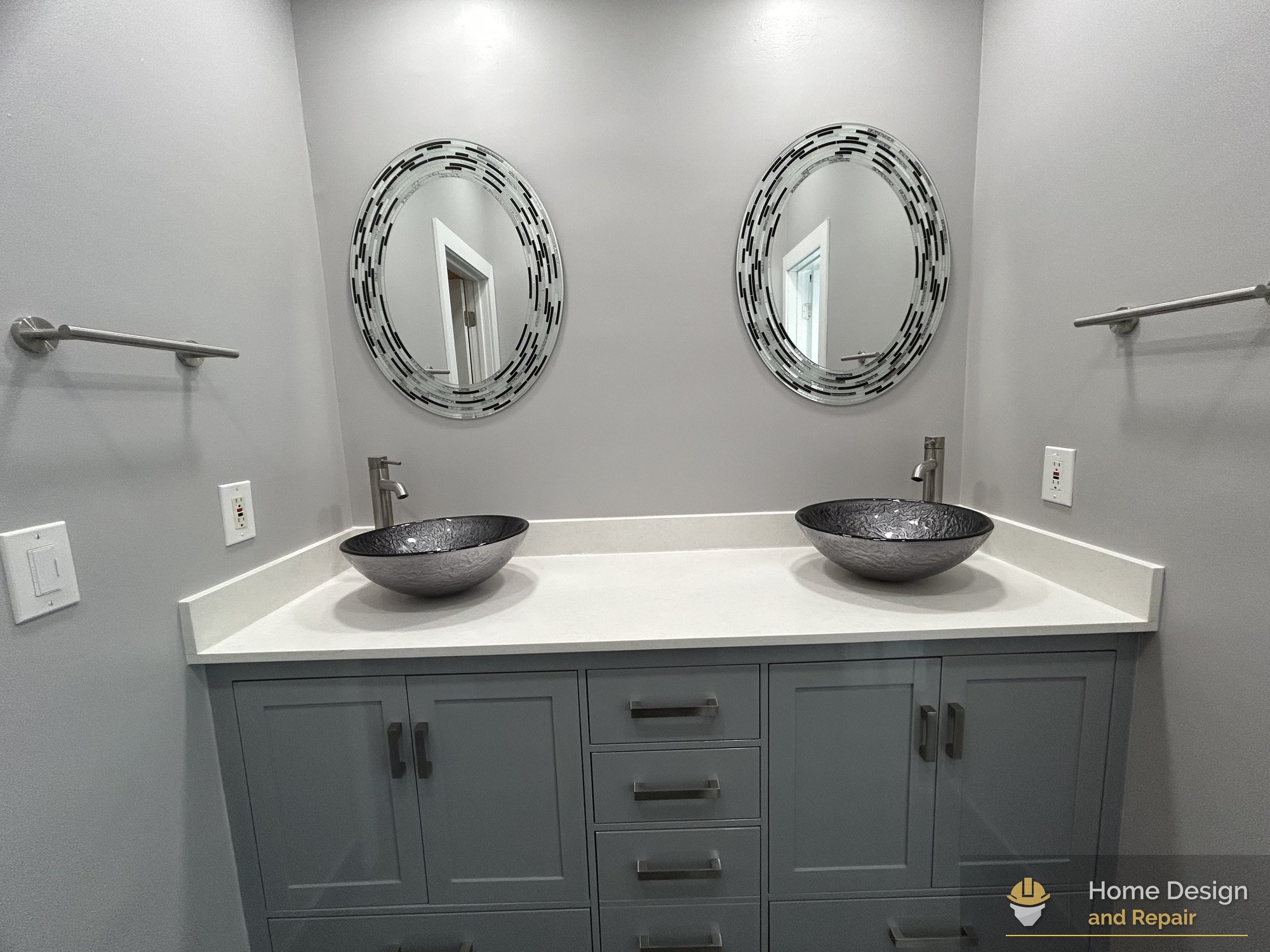 After detail of Primary Bathroom Remodel in Coral Springs, FL