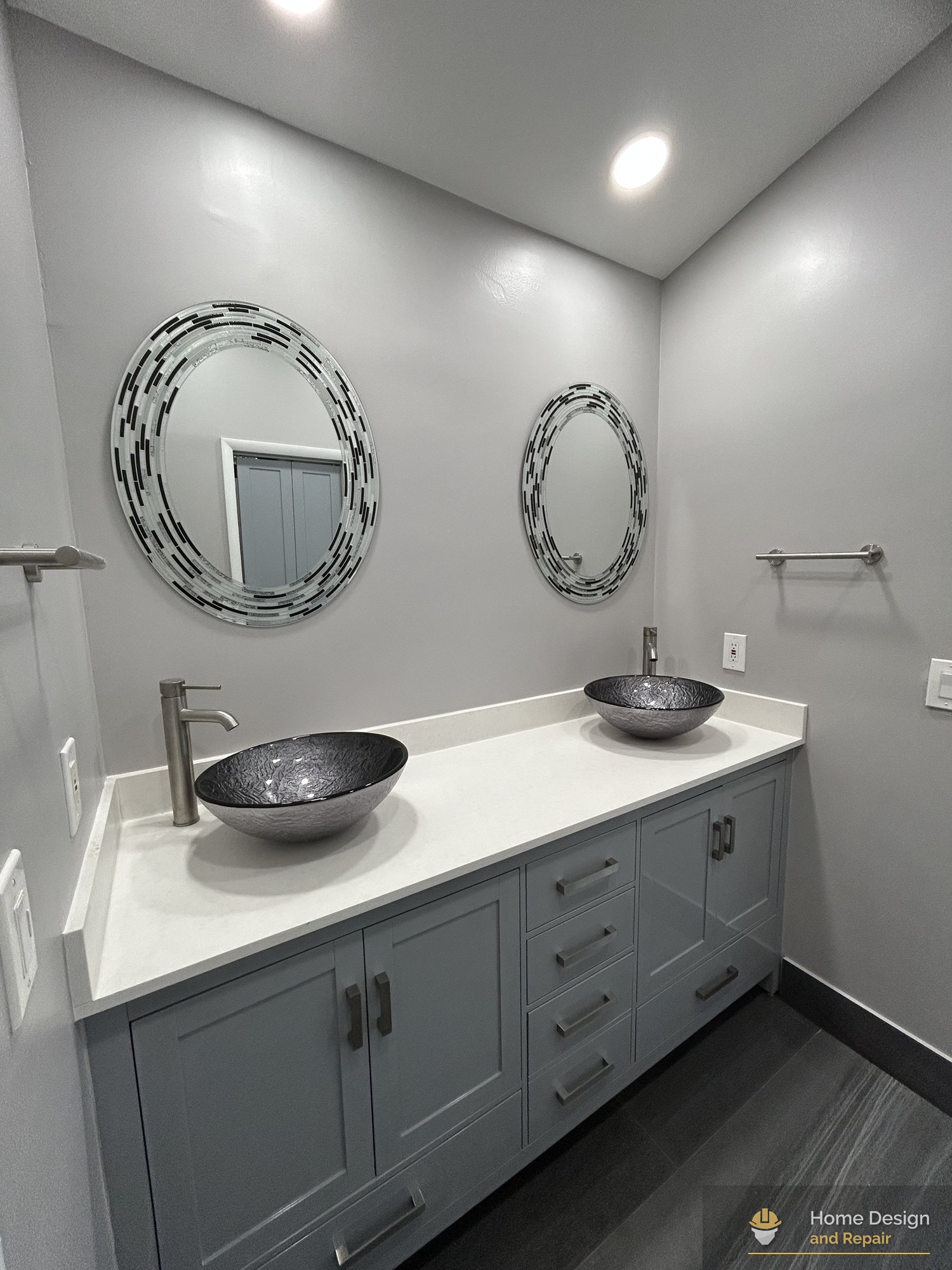 After detail of Primary Bathroom Remodel in Coral Springs, FL