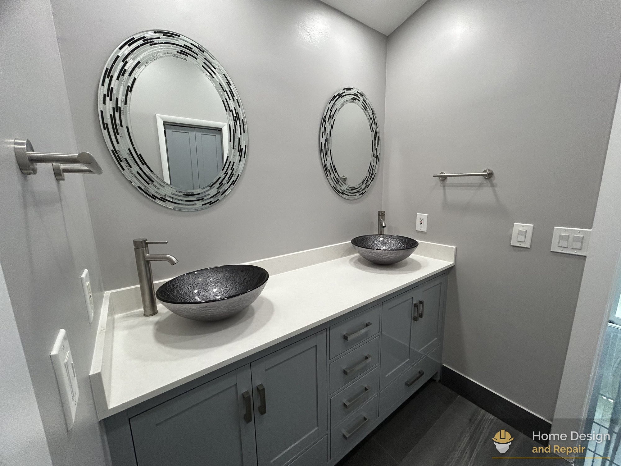 After detail of Primary Bathroom Remodel in Coral Springs, FL