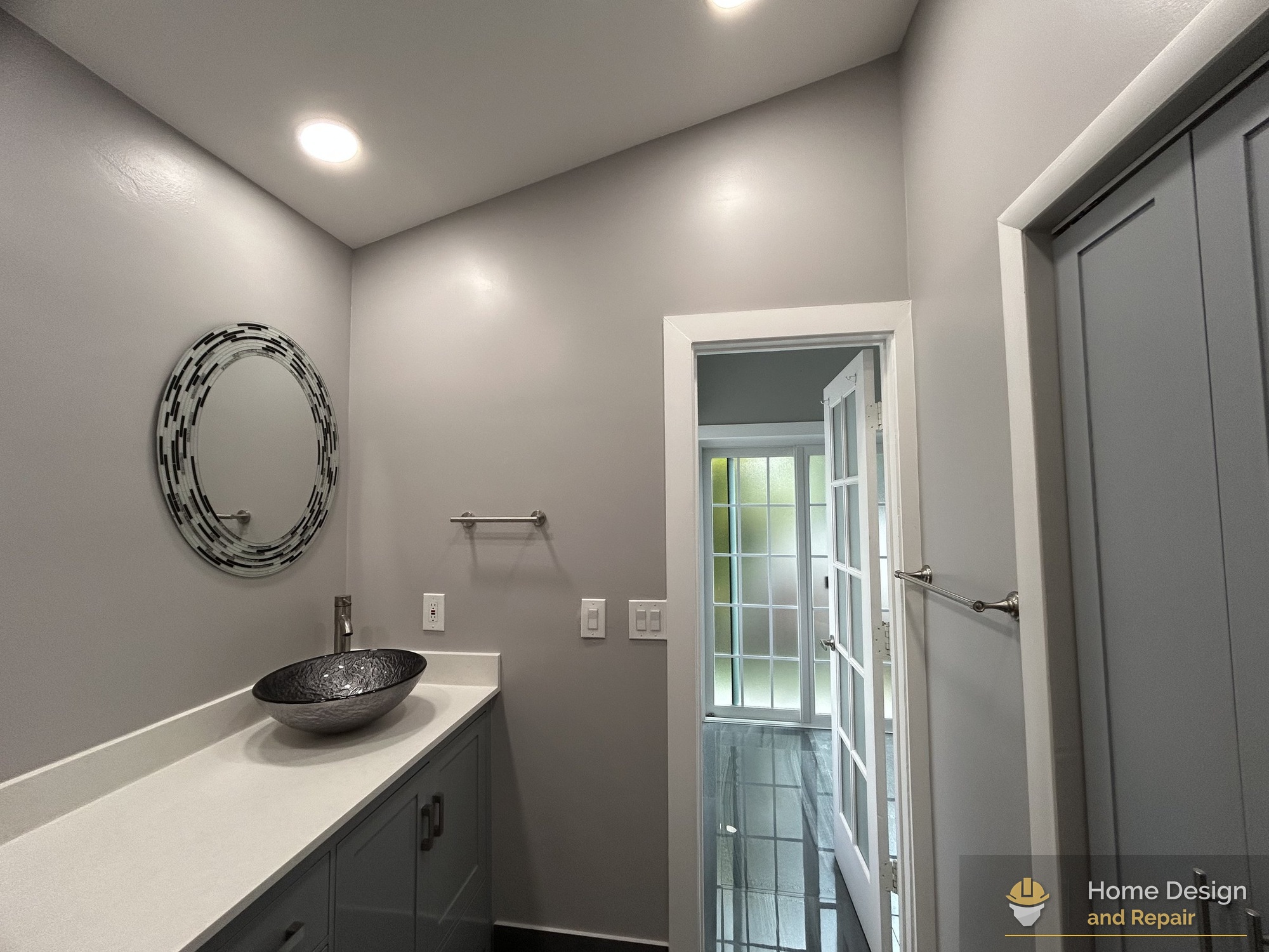 After detail of Primary Bathroom Remodel in Coral Springs, FL