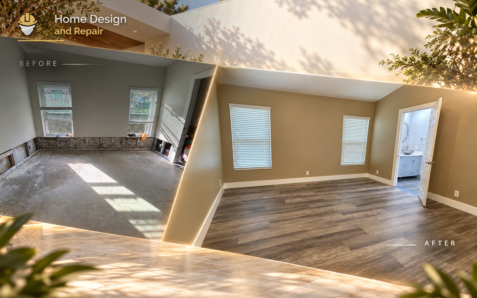 Living Room Flooring and Paint Refresh