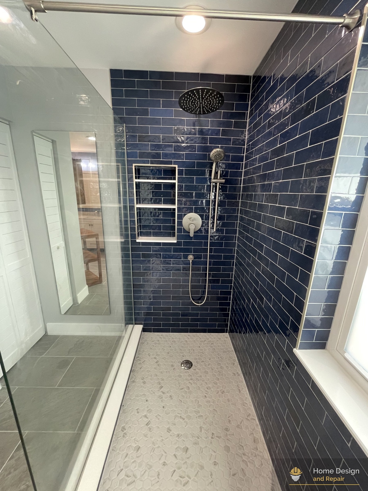 After detail of Master Bathroom Complete Remodel in Boca Raton, FL