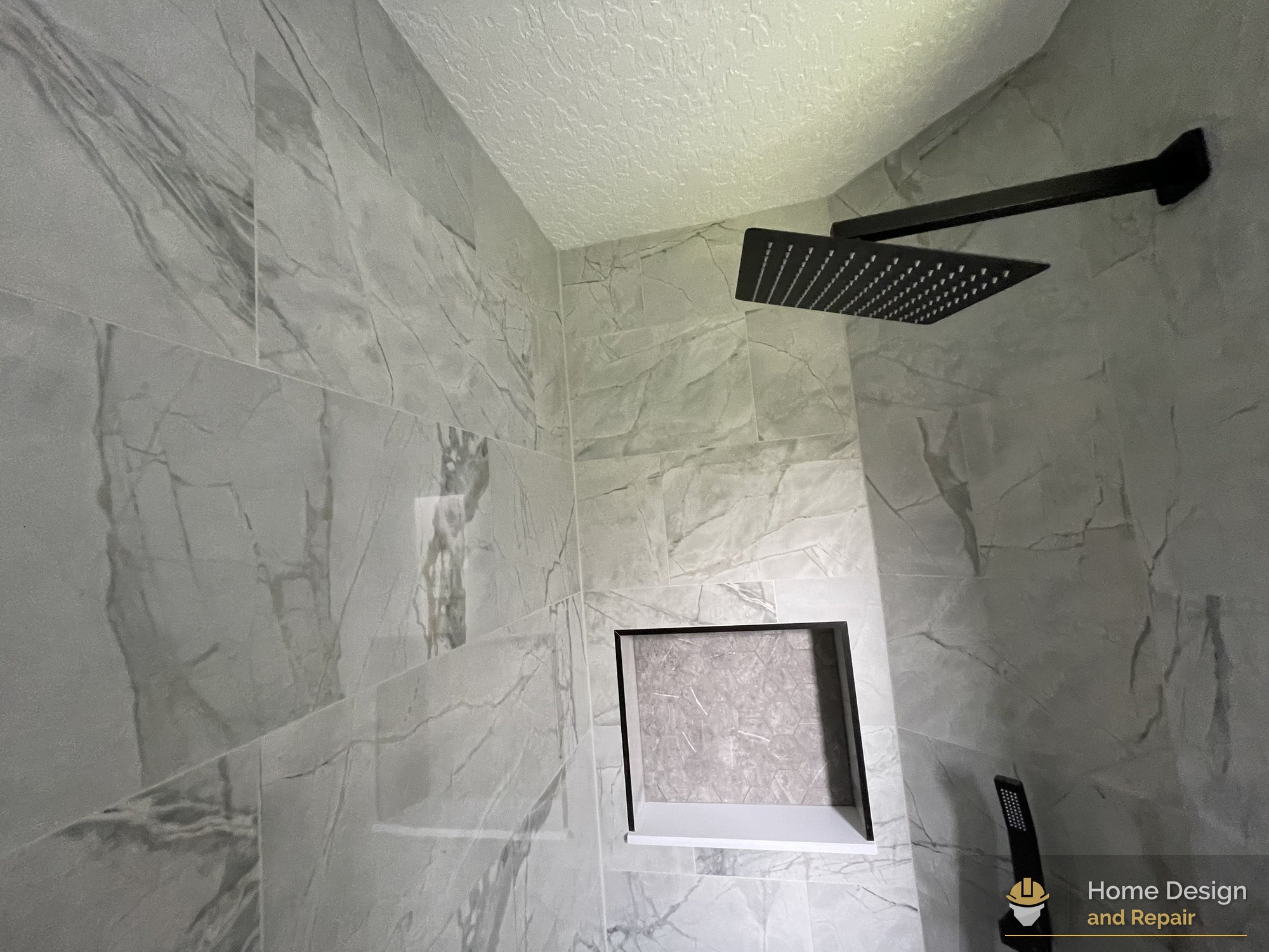 After detail of Primary Bathroom Walk-In Shower Remodel in Riviera Beach, FL