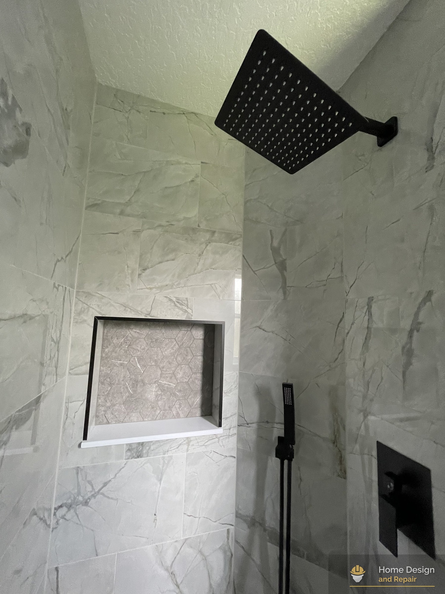 After detail of Primary Bathroom Walk-In Shower Remodel in Riviera Beach, FL