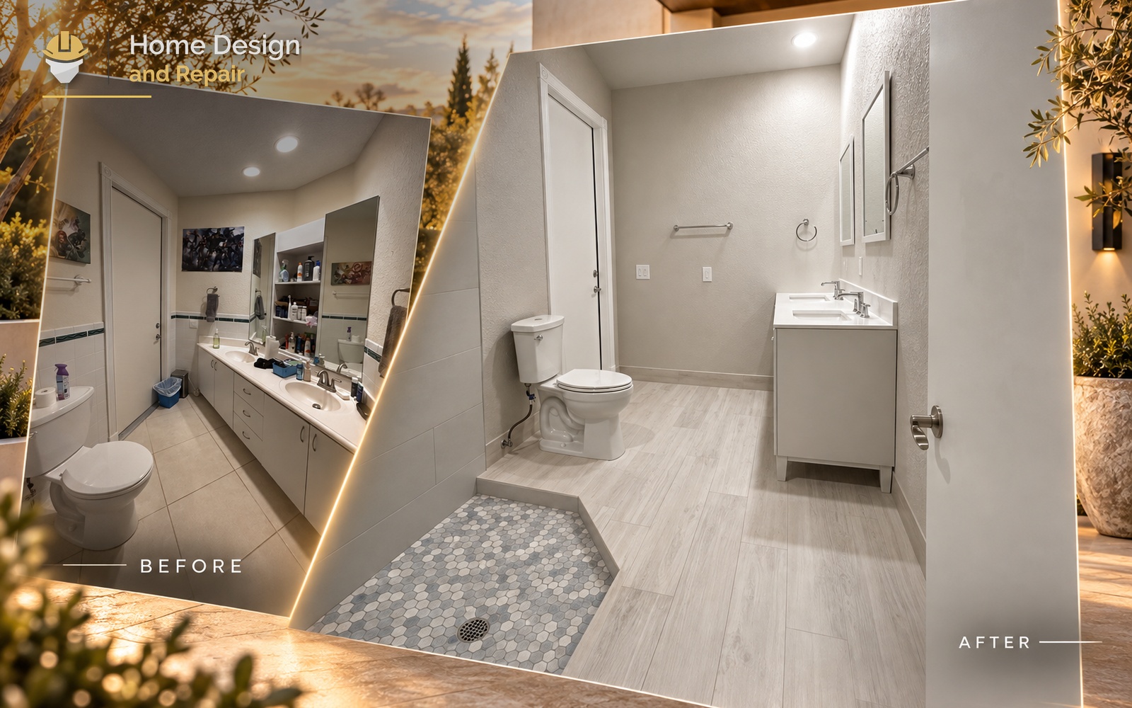 Walk-In Shower Bathroom Remodel
