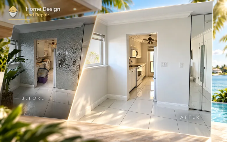 Bright White Interior Wall Refresh in Pompano Beach, FL