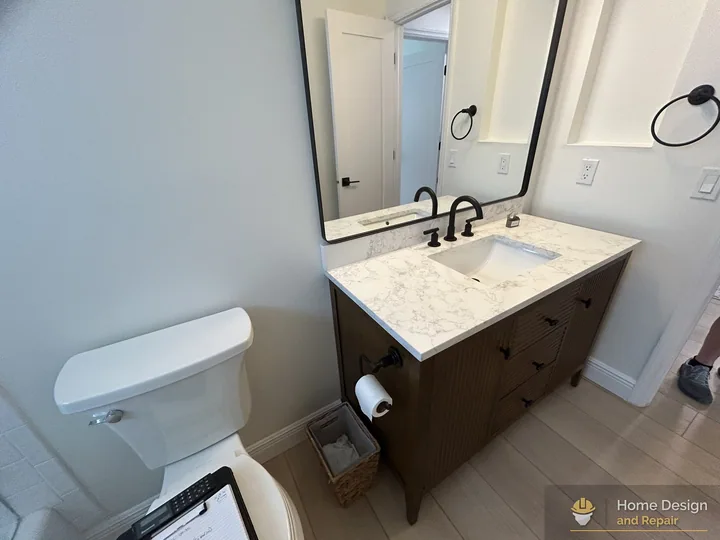 Before detail of Bathroom Refresh