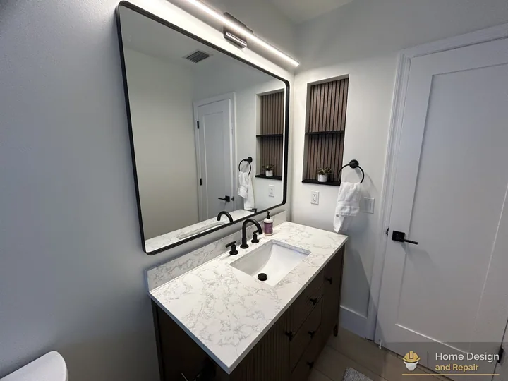 After detail of Bathroom Refresh