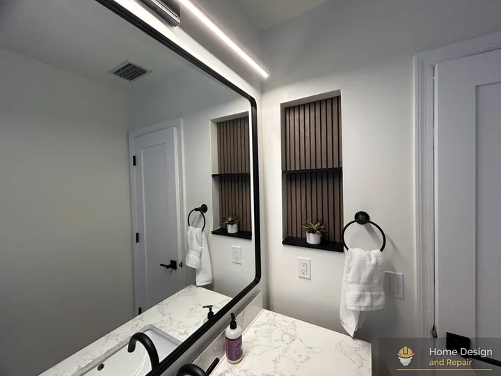 After detail of Bathroom Refresh