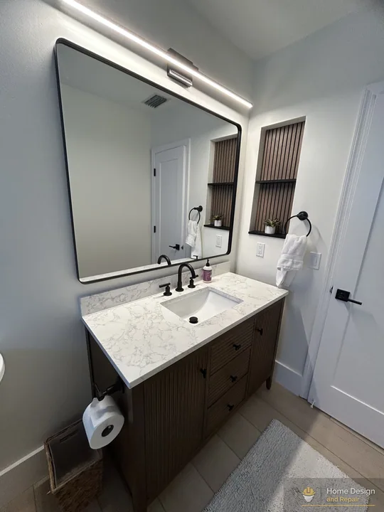 After detail of Bathroom Refresh