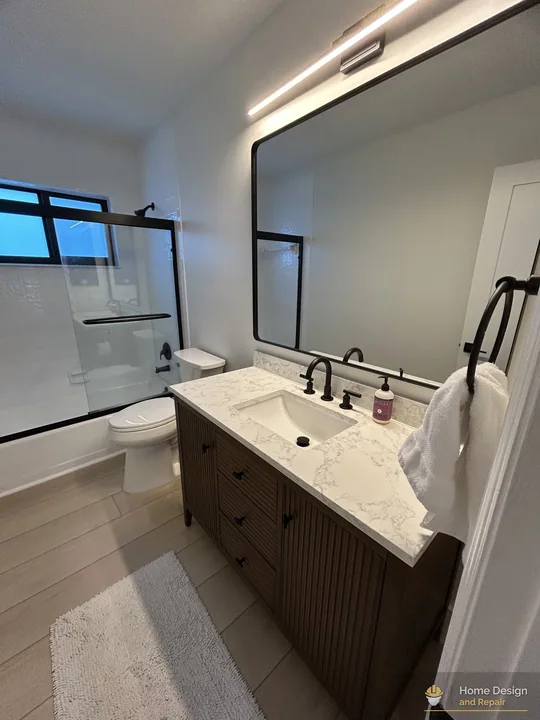 After detail of Bathroom Refresh
