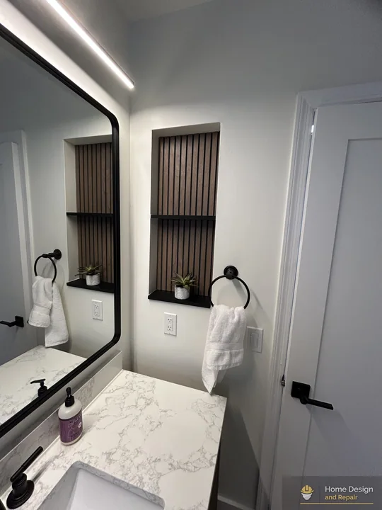 After detail of Bathroom Refresh