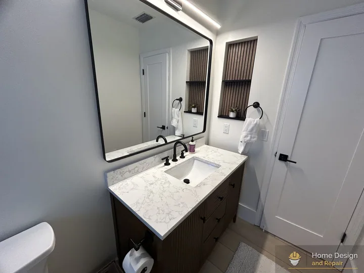 After detail of Bathroom Refresh