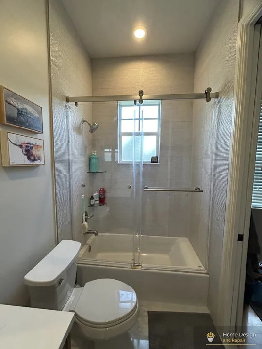 After detail of Bright Tub-Shower Surround Remodel in Parkland, FL
