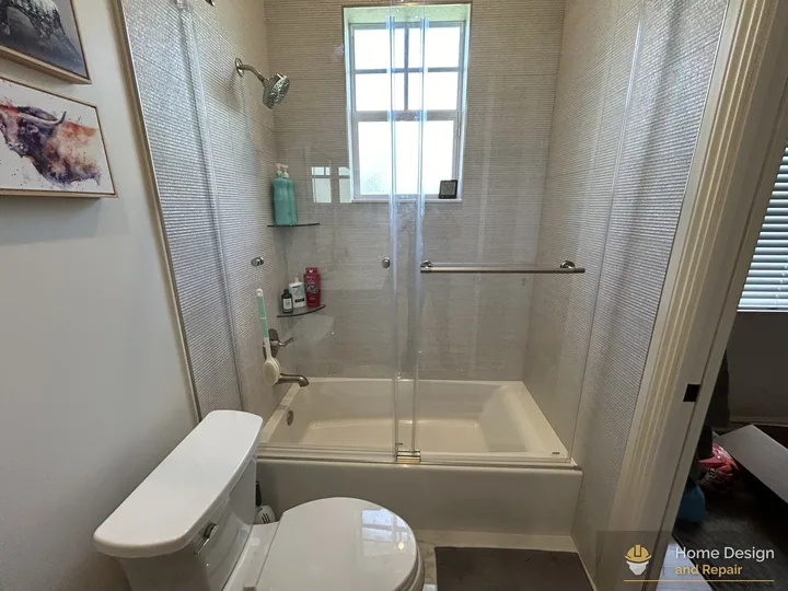 After detail of Bright Tub-Shower Surround Remodel in Parkland, FL