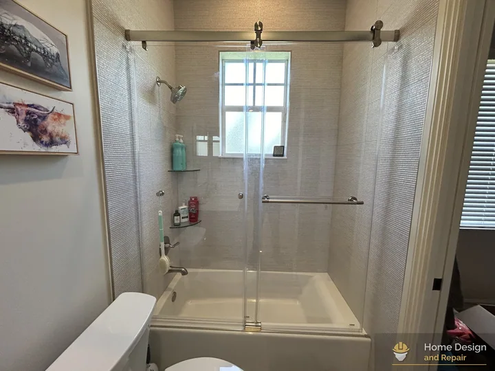 After detail of Bright Tub-Shower Surround Remodel in Parkland, FL