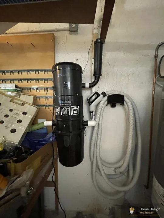 After detail of Central Vacuum System Replacement in Coral Springs, FL