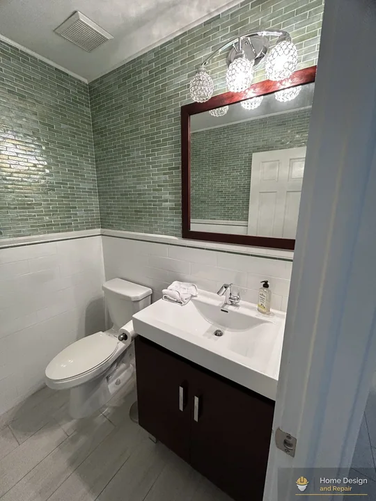 Before detail of Complete Bathroom Remodel
