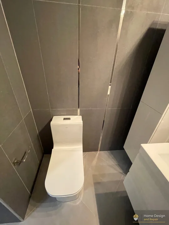 After detail of Contemporary Primary Bathroom Remodel in Parkland, FL