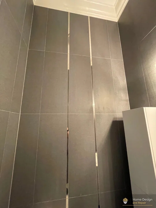 After detail of Contemporary Primary Bathroom Remodel in Parkland, FL