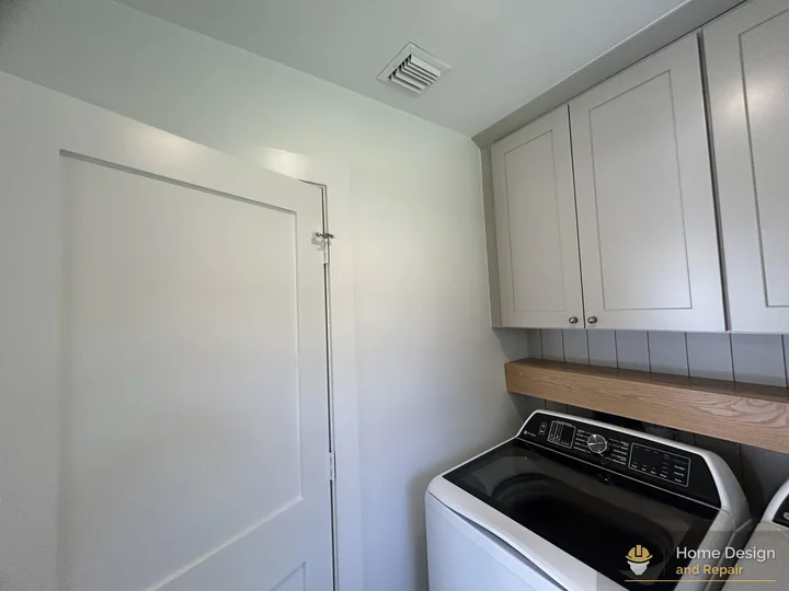 After detail of Laundry Room Appliance and Cabinet Update in Parkland, FL