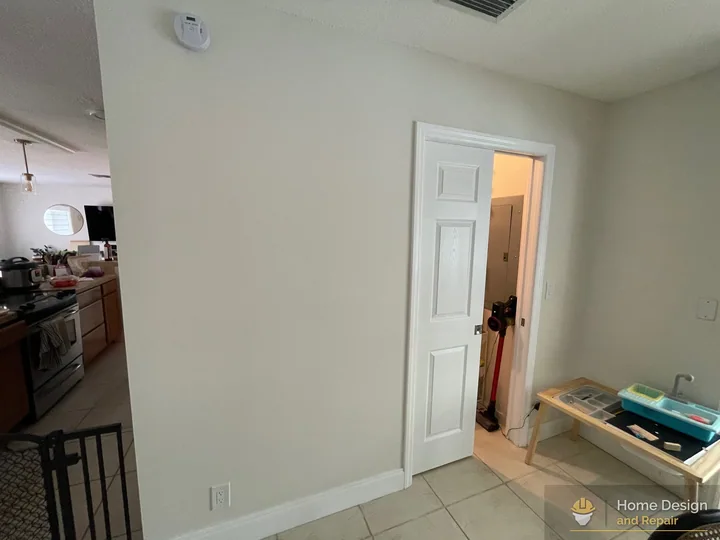 After detail of Pocket Door Conversion in Boca Raton, FL