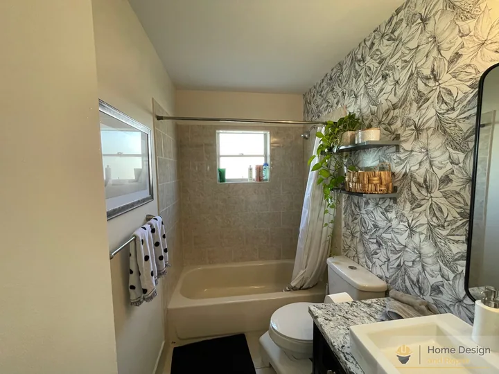 Before detail of Primary Bathroom Tub Shower Remodel