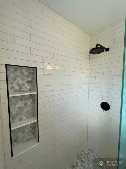 After detail of Primary Bathroom Walk-In Shower Remodel in Coral Springs, FL