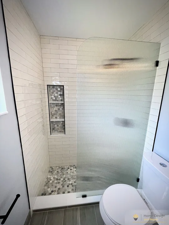 After detail of Primary Bathroom Walk-In Shower Remodel in Coral Springs, FL