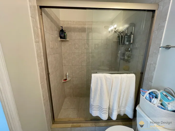 Before detail of Tub Shower and Bathroom Remodel in Boca Raton, FL