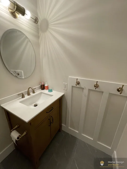 After detail of Tub-Shower Bathroom Remodel in Boca Raton, FL