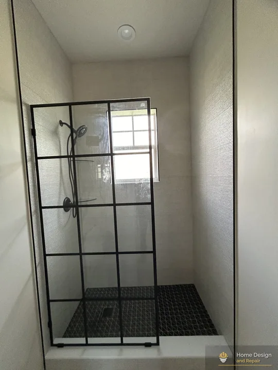 After detail of Tub-to-Walk-In Shower Remodel in Parkland, FL