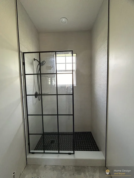 After detail of Tub-to-Walk-In Shower Remodel in Parkland, FL