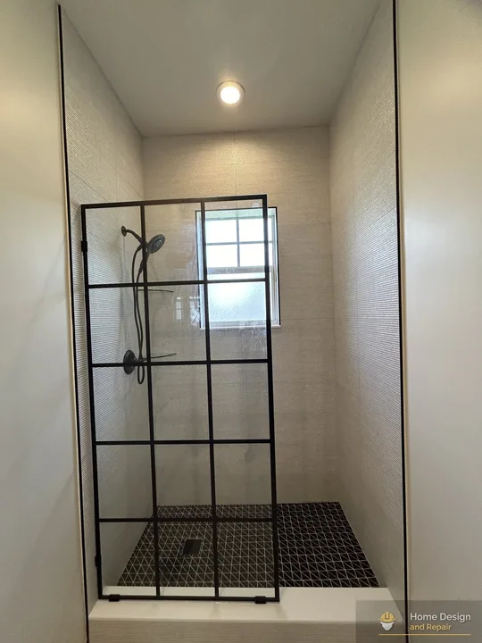 After detail of Tub-to-Walk-In Shower Remodel in Parkland, FL