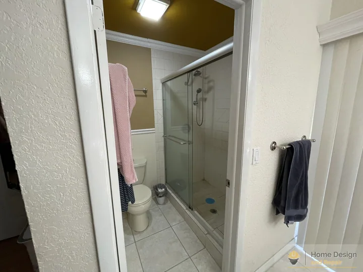 Before detail of Walk-In Shower Bathroom Remodel