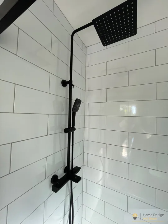 After detail of Walk-In Shower Bathroom Remodel in Coral Springs, FL