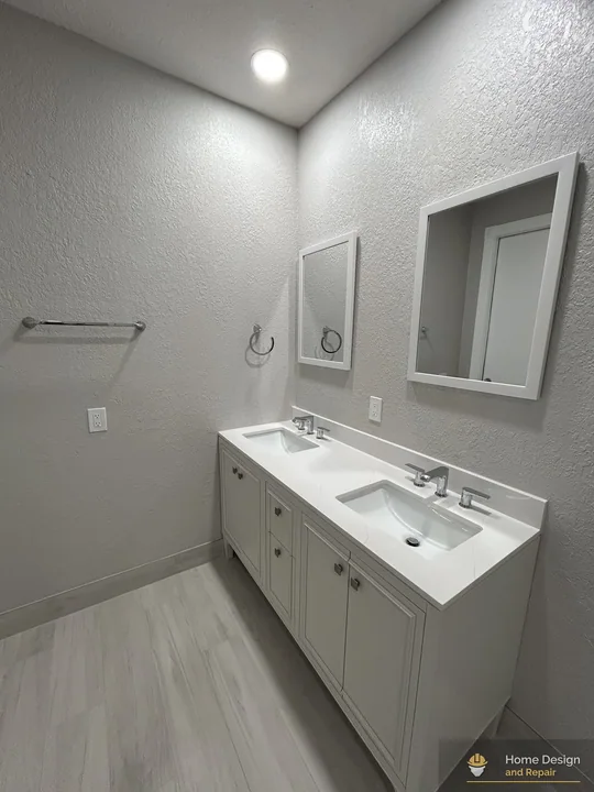 After detail of Walk-In Shower Bathroom Remodel in Parkland, FL