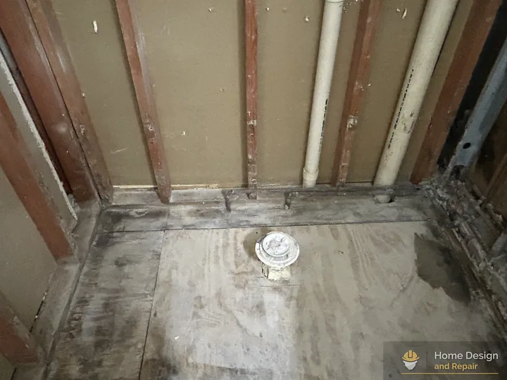 During detail of White Tile Walk-In Shower Remodel in Coral Springs, FL