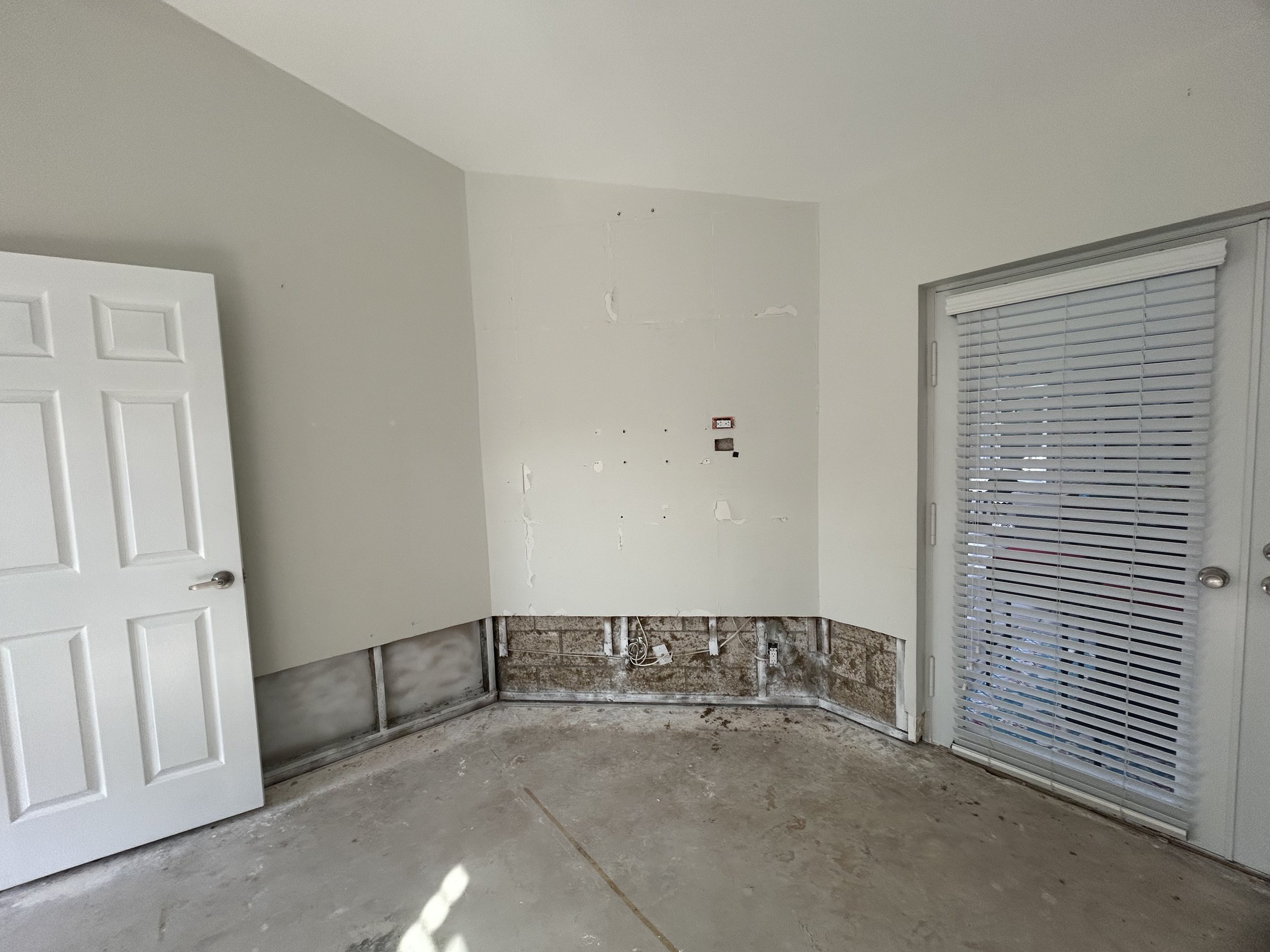 Second before view for Living Room Flooring and Paint Refresh
