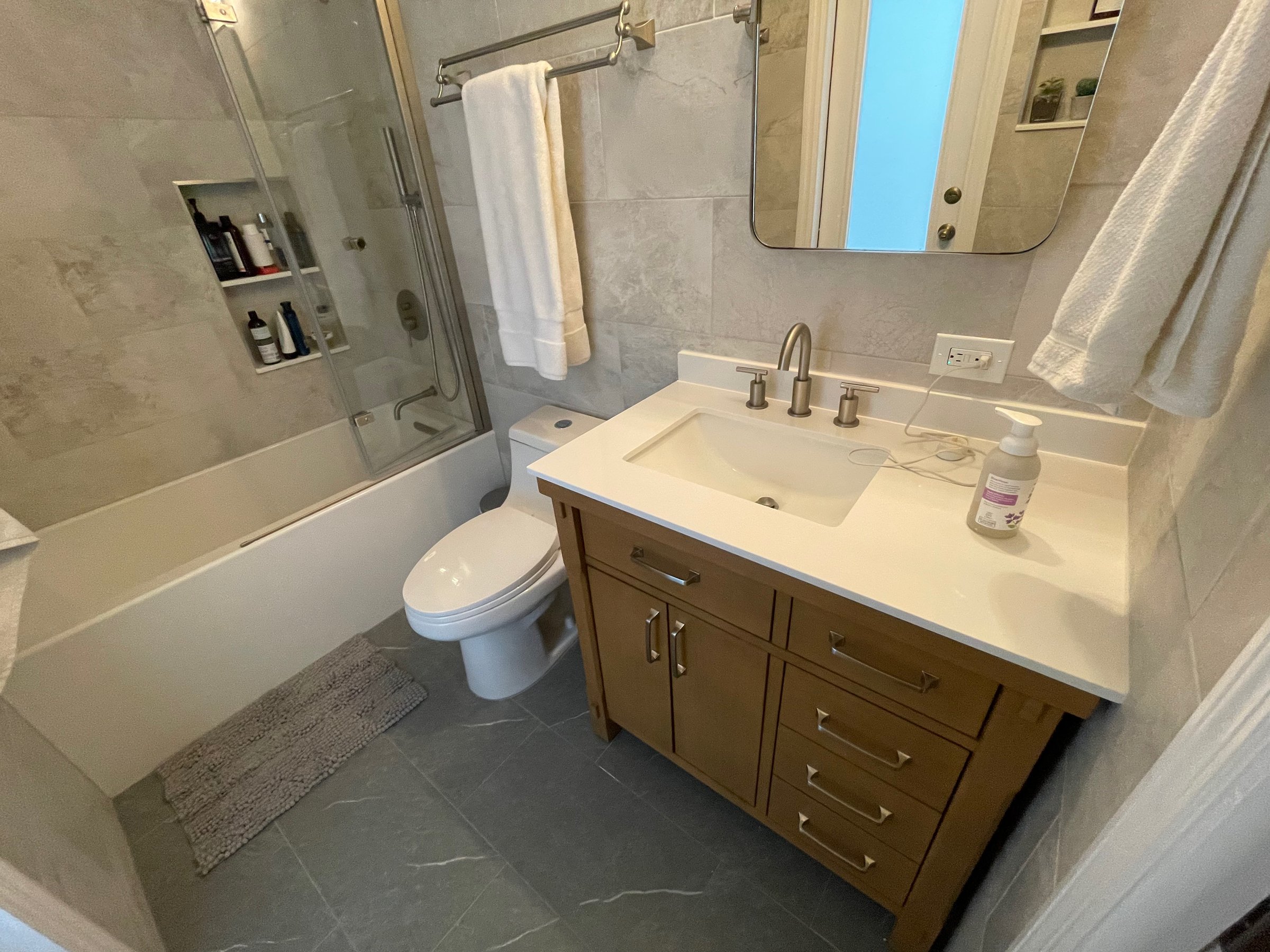 Second after view for Tub Shower and Bathroom Remodel