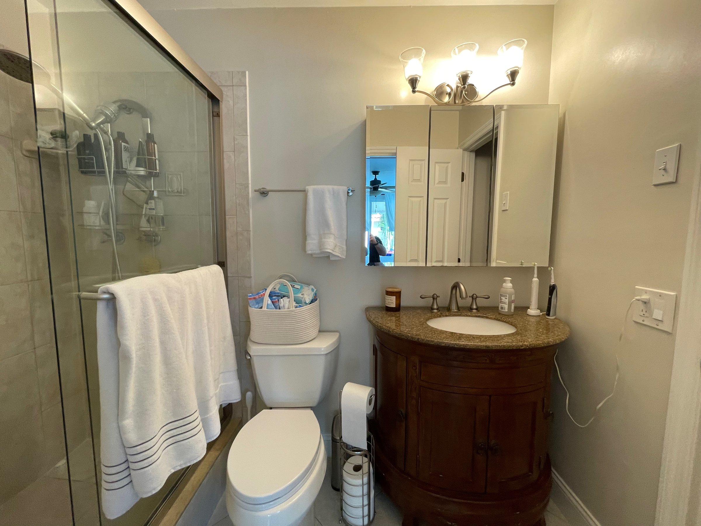 Second before view for Tub Shower and Bathroom Remodel